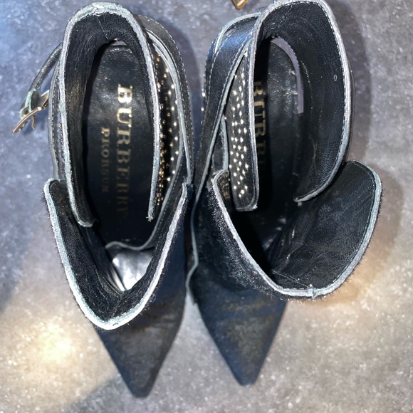 Black fur Burberry prorsum boots size 6.5 - Picture 3 of 10